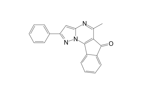 5-METHYL-2-PHENYL-6H-INDENO-[2,1-E]-PYRAZOLO-[1,5-A]-PYRIMIDIN-6-ONE