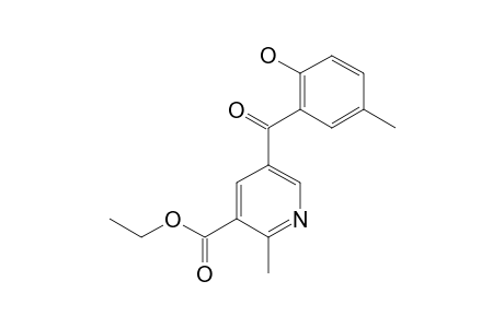 ETHYL-2-METHYL-5-(2-HYDROXY-5-METHYLBENZOYL)-PYRIDINE-3-CARBOXYLATE