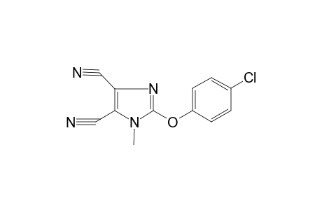 2-(4-Chloranylphenoxy)-1-methyl-imidazole-4,5-dicarbonitrile