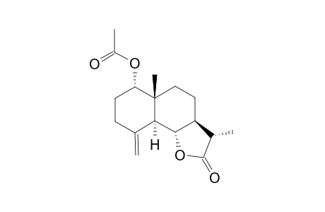 1-ALPHA-ACETOXYEUDESM-4(15)-EN-5-ALPHA,6-BETA,11-BETA-H-12,6-OLIDE