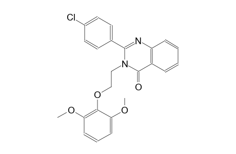 2-(4-chlorophenyl)-3-[2-(2,6-dimethoxyphenoxy)ethyl]-4(3H)-quinazolinone