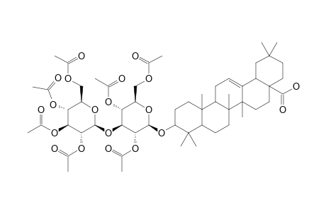 3-O-[2,3,4,6-TETRA-O-ACETYL-BETA-D-GLUCOPYRANOSYL-(1->3)-2,4,6-TRI-O-ACETYL-BETA-D-GLUCOPYRANOSYL]-OLEANOLIC_ACID