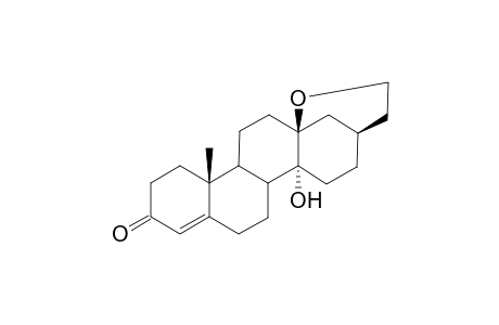 (20R)-14-.alpha.-Hydroxy-13.beta.,20.-epoxy-17(13-18)-abeo-preg-4-en-3-one