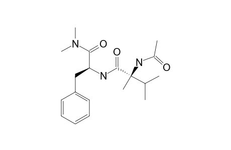 N(2)-[(R)-N(2)-Acetyl-2-methylvalyl]-L-phenylalanine-dimethylamide