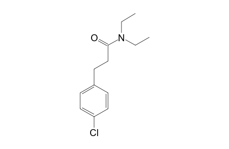 p-CHLORO-N,N-DIETHYLHYDROCINNAMAMIDE