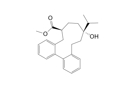 Methyl (RaSa,10SR,13SR)-13-Hydroxy-13-isopropyl-10,11,12,13,14,15-hexahydro-9Hdibenzo[a,c][11]annulene-10-carboxylate