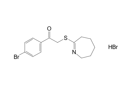 7-[(p-bromophenacyl)thio]-3,4,5,6-tetrahydro-2H-azepine, hydrobromide