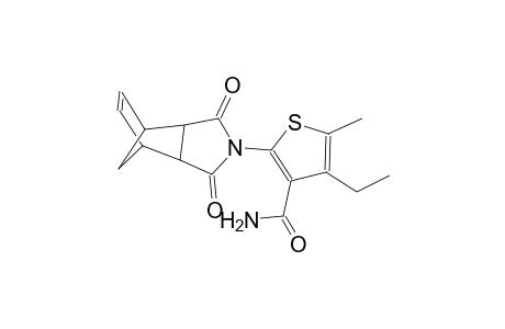 2-(3,5-dioxo-4-azatricyclo[5.2.1.0~2,6~]dec-8-en-4-yl)-4-ethyl-5-methyl-3-thiophenecarboxamide