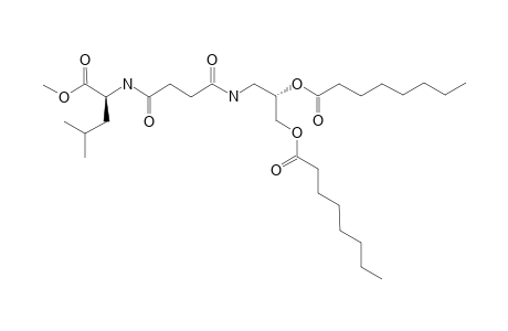 [(S)-2,3-DICAPROYL-2-HYDROXYPROPYL-SUCCINAMIDO]-L-LEUCINE-METHYLESTER