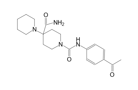 1-{4'-acetyl-[1,4'-bipiperidin]-1'-yl}-2-(4-acetylphenyl)ethan-1-one