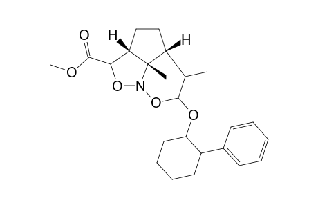 #22;(2S,2AS,4AS,5R,6S,7AR,7BR)-6-[(1R,2S)-(2-PHENYLCYCLOHEXYL)-OXY]-OCTAHYDRO-7B-METHYL-1,7-DIOXA-7A-AZACYCLOPENT-[CD]-INDANE-2-CARBOXYLIC-ACID-METHYLESTER