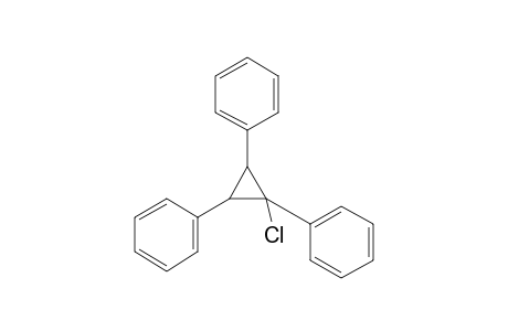 Benzene, 1,1',1''-(1-chloro-1,2,3-cyclopropanetriyl)tris-