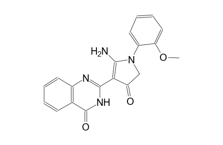 4(3H)-quinazolinone, 2-[2-amino-4,5-dihydro-1-(2-methoxyphenyl)-4-oxo-1H-pyrrol-3-yl]-