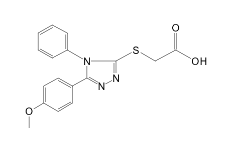 {[5-(p-METHOXYPHENYL)-4-PHENYL-4H-1,2,4-TRIAZOL-3-YL]THIO}ACETIC ACID