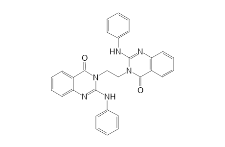 Bis[3,3'-(2-phenylamino)quinazolin-4(3H)-one]ethane