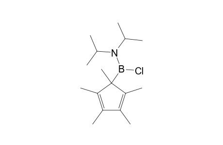 1-[CHLOR-(DIISOPROPYLAMINO)-BORYL]-1,2,3,4,5-PENTAMETHYL-CYCLOPENTADIEN