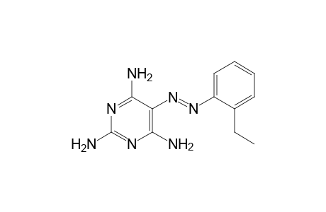 5-[(o-ethylphenyl)azo]-2,4,6-triaminopyrimidine