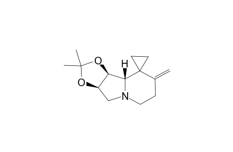 (3A'R,9A'S,9B'S)-2',2'-DIMETHYL-8'-METHYLENEHEXAHYDROSPIRO-[CYCLOPROPANE-1-9'(6'H)-[1',3']-DIOXOLO-[4',5'-A]-INDOLIZINE]