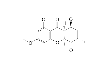 MONODICTYSIN_C;(1S,3S,4S,4AS,9AS)-1,4,8-TRIHYDROXY-6-METHOXY-3,4A-DIMETHYL-1,2,3,4,4A,9A-HEXAHYDRO-9H-XANTHEN-9-ONE