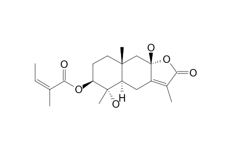 3-BETA-ANGELOYLOXY-4-ALPHA,8-BETA-DIHYDROXY-EUDESM-7(11)-EN-8-ALPHA,12-OLIDE