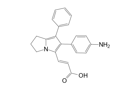 3-[6'-(4"-Anilino)-7'-phenyl-2',3'-dihydro-1H-pyrrolizin-5'-yl]-acrylic acid