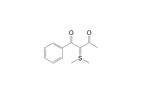 2-(dimethyl-$l^{4}-sulfanylidene)-1-phenylbutane-1,3-dione