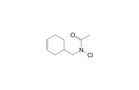 N-Chloro-N-[(3-cyclohexen-1-yl)methyl]acetamide