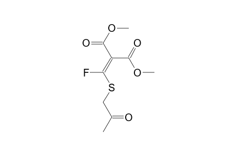 2-[Fluoro-(2-oxo-propylsulfanyl)-methylene]-malonic acid dimethyl ester