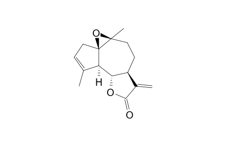 ARGLABIN;1-BETA,10-BETA-EPOXYGUAIA-3,11(13)-DIEN-12,6-ALPHA-OLIDE