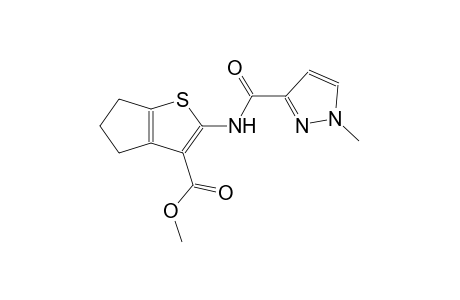 methyl 2-{[(1-methyl-1H-pyrazol-3-yl)carbonyl]amino}-5,6-dihydro-4H-cyclopenta[b]thiophene-3-carboxylate