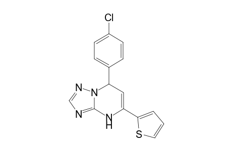 7-(4-Chloro-phenyl)-5-thiophen-2-yl-4,7-dihydro-[1,2,4]triazolo[1,5-a]pyrimidine