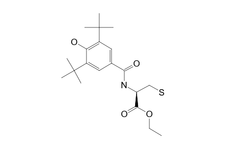 N-(3,5-DI-TERT.-BUTYL-4-HYDROXYBENZOYL)-L-CYSTEINE-ETHYLESTER