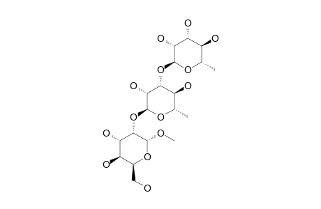 METHYL-O-ALPHA-L-RHAMNOPYRANOSYL-0-(1->3)-ALPHA-L-RHAMNOPYRANOSYL-(1->2)-ALPHA-D-GALACTOPYRANOSIDE