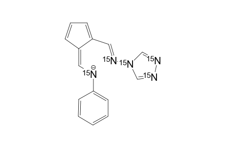 N-[[5-[(METHYLPHENYLAMINO)-METHYLENE]-1,3-CYCLOPENTADIEN-1-YL]-METHYLENE]-1,2,4-TRIAZOLE-4-AMINE-ANION