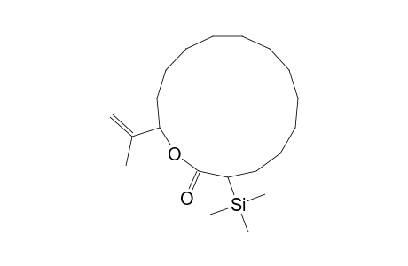 15-Isopropenyl-3-(trimethylsilyl)oxacyclopentadecan-2-one