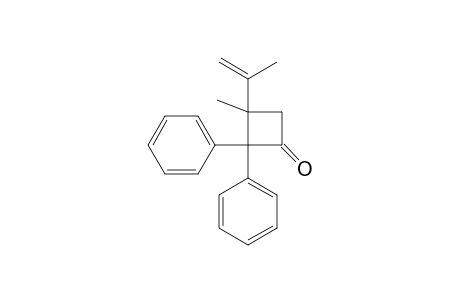 2,2-DIPHENYL-3-ISOPROPENYL-3-METHYLCYCLOBUTAN-1-ONE