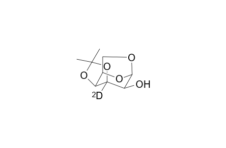 3-Deuterio-1,6-anhydro-3,4-O-isopropylidene-.beta.-D-talopyranose