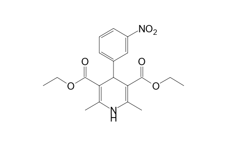 1,4-dihydro-2,6-dimethyl-4-(m-nitrophenyl)-3,5-pyridinedicarboxylic acid, diethyl ester