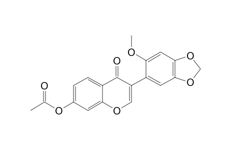 7-ACETOXY-6'-METHOXY-3',4'-METHYLENDIOXY-ISOFLAVON