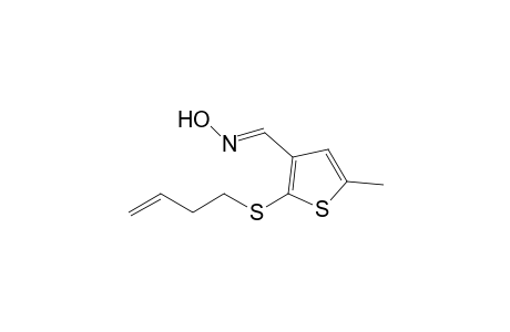 2-[(3'-Butenyl)sulfanyl]-3-(hydroxyimino)-5-methylthiophene