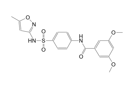 benzamide, 3,5-dimethoxy-N-[4-[[(5-methyl-3-isoxazolyl)amino]sulfonyl]phenyl]-