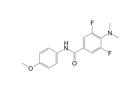 3,5-difluoro-4-(dimethylamino)-p-benzanisidide