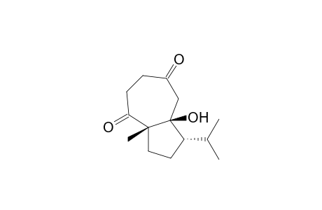 4,7-Azulenedione, octahydro-8a-hydroxy-3a-methyl-1-(1-methylethyl)-, [1R-(1.alpha.,3a.beta.,8a.beta.)]-