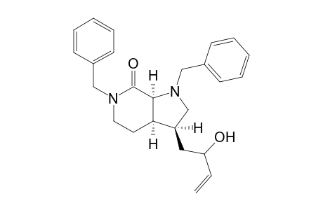 2,7-Dibenzyl-5-[2-(hydroxy)-3-butenyl]-2,7-diazabicyclo[4.3.0]nonan-1-one