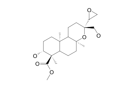 METHYL-(13S,14R)-ENT-3-BETA,16-DIHYDROXY-8-ALPHA,13:14,15-DIEPOXYLABD-14-EN-18-OATE