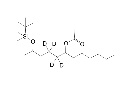 [4,4,5,5-tetradeuterate]-2-(tert-Butyldimethylsilyloxy)dodecan-6-ylacetate