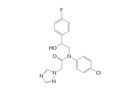 N-(4-chlorophenyl)-N-(2-(4-fluorophenyl)-2-hydroxyethyl)-2-(1H-1,2,4-triazol-1-yl)acetamide