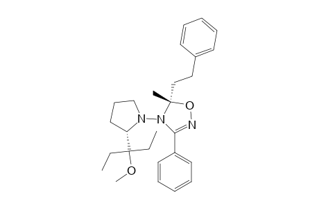 (2'S,5S)-(-)-4-[2-(1-ETHYL-1-METHOXYPROPYL)-TETRAHYDRO-1H-1-PYRROLYL]-5-METHYL-5-PHENYLETHYL-3-PHENYL-4,5-DIHYDRO-1,2,4-OXADIAZOLE