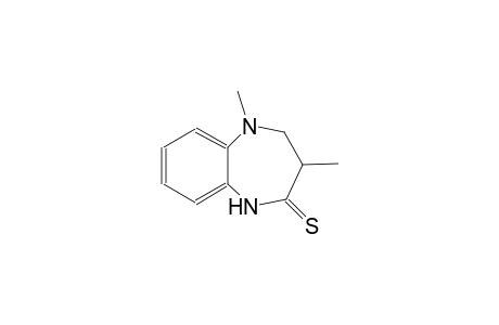 2H-1,5-benzodiazepine-2-thione, 1,3,4,5-tetrahydro-3,5-dimethyl-