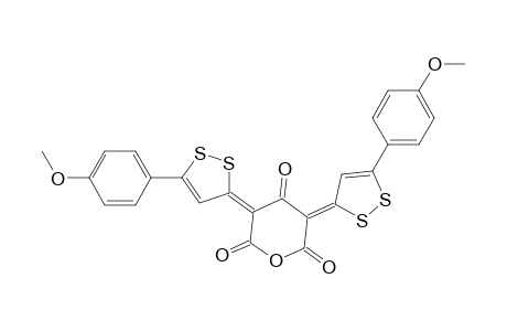 2H-Pyran-2,4,6(3H,5H)-trione, 3,5-bis[5-(4-methoxyphenyl)-3H-1,2-dithiol-3-ylidene]-